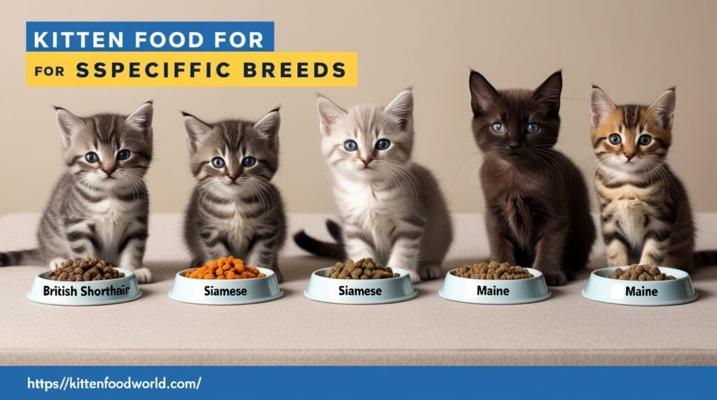 Image showing Kitten Food for Specific Breeds