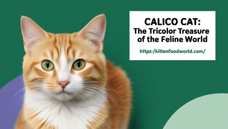 Calico Cat The Tricolor Treasure of the Feline World