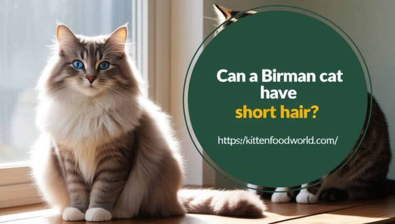 Can a Birman Cat Have Short Hair