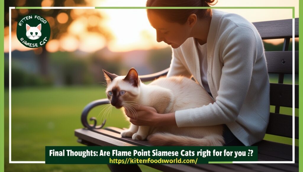 Are Flame Point Siamese Cats Right for You?