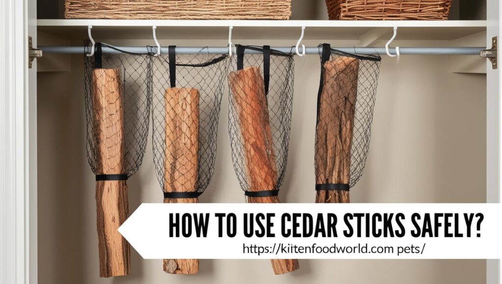 How to Use Cedar Sticks Safely