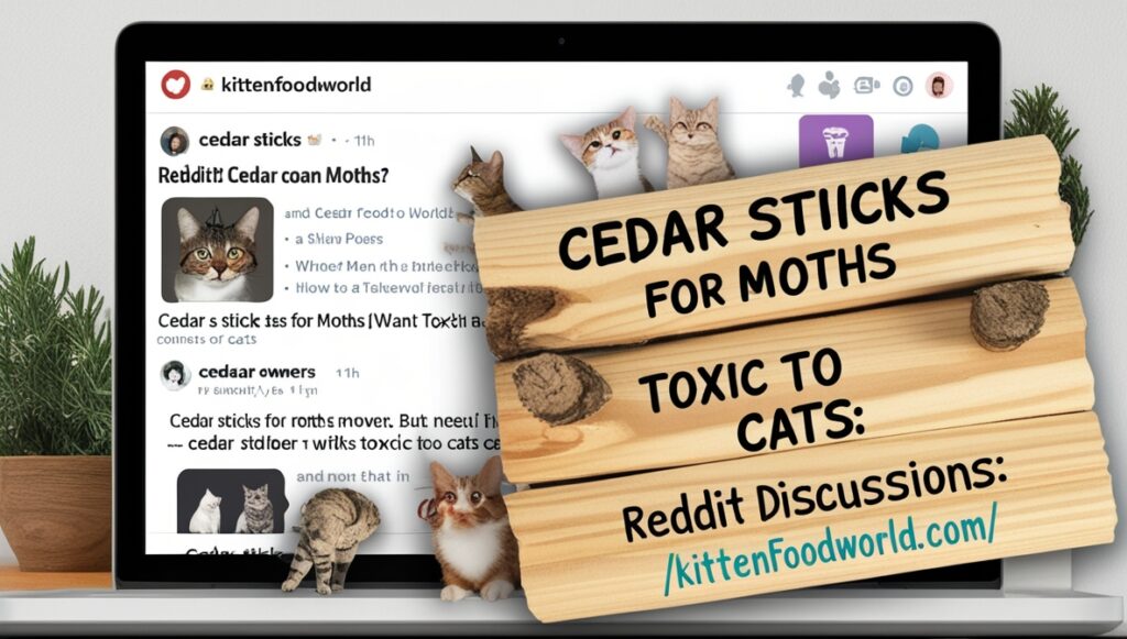 Cedar Sticks for Moths Toxic to Cats