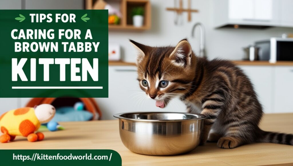 Tips for Caring for a Brown Tabby Kitten