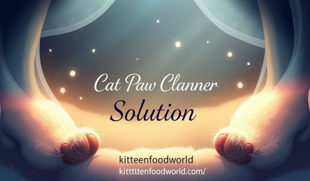 Cat Paw Cleaning Solution