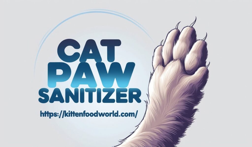 cat paw sanitizer