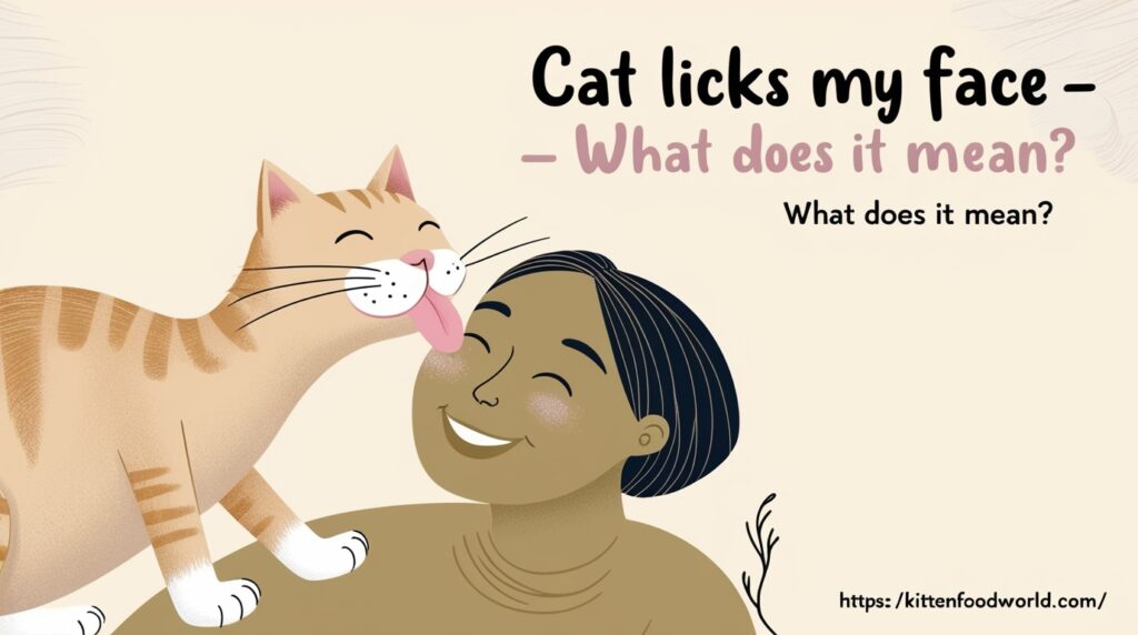 Cat Licks My Face – What Does It Mean