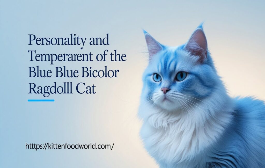 Personality and Temperament of the Blue Bicolor Ragdoll Cat