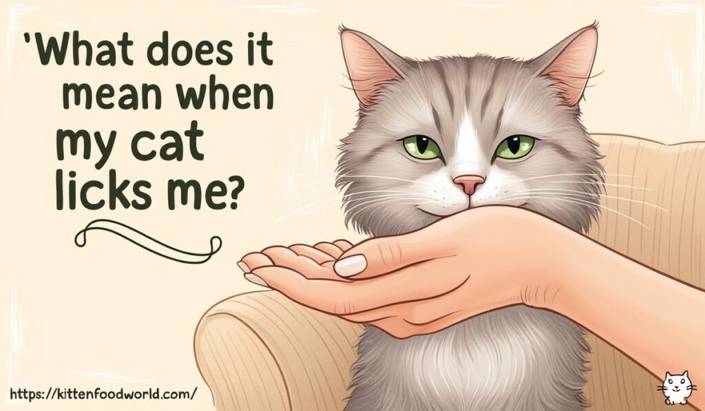 What Does It Mean When My Cat Licks Me