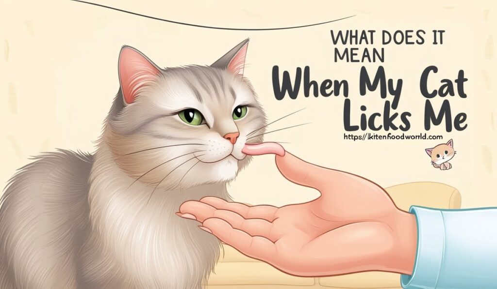 What Does It Mean When a Cat Licks You
