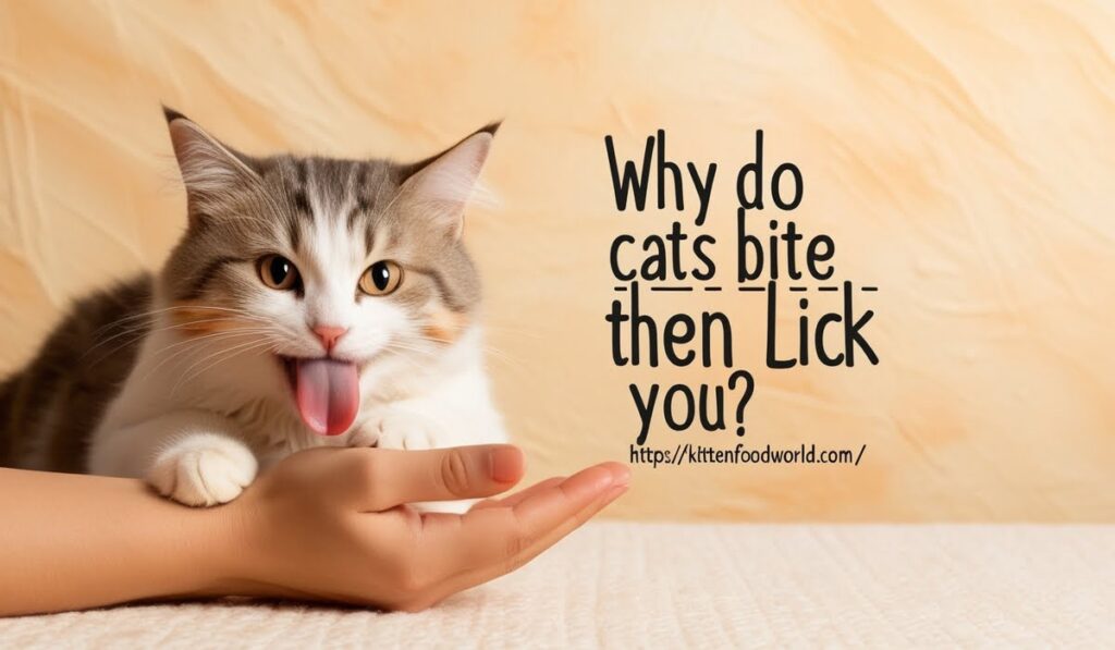 Why Do Cats Bite Then Lick You?
