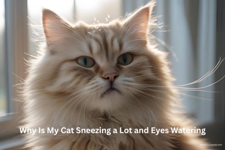 Why Is My Cat Sneezing a Lot and Eyes Watering