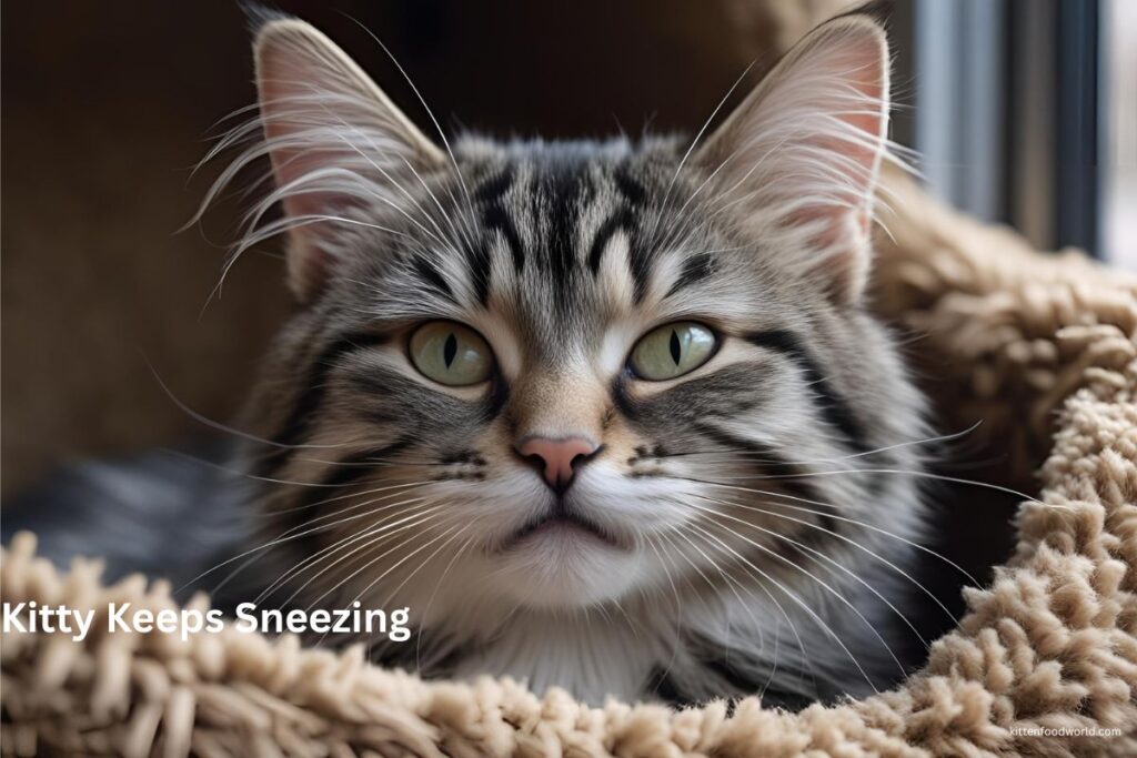 Cat Sneezing A Lot
